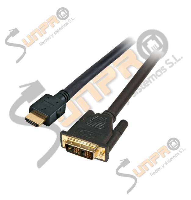 Cable HDMI tipo A M/dvi 18+1 M 2m.
