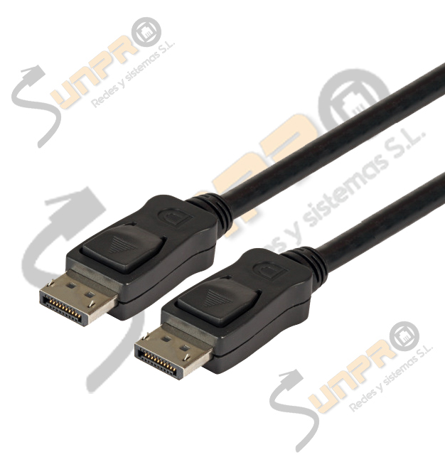 Cable Displayport M/M 2m. negro