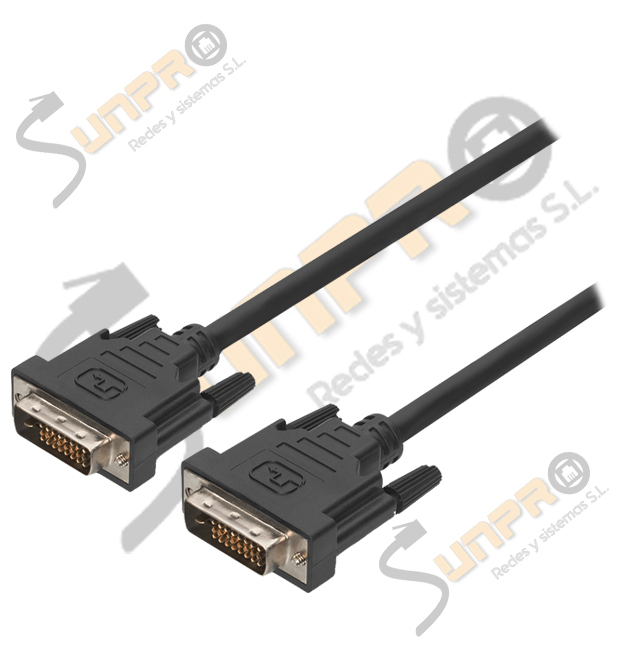 Cable DVI-D Dual Link 24+1 M/M 2m.