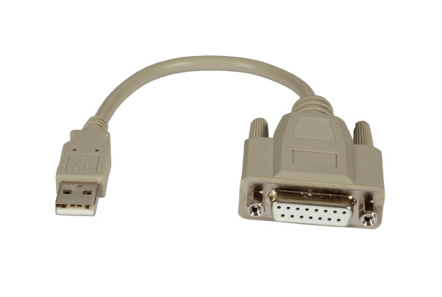 Cable adaptador USB A M/ DB15 H Joystick