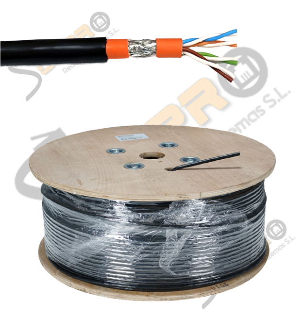 Cable INFRALAN Cat. 7 S/FTP 1200 MHz LSZH 500m Int/Ext.CPR Dca