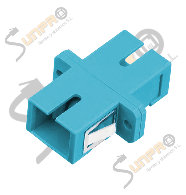 Adaptador SC-UPC Simplex monomodo azul