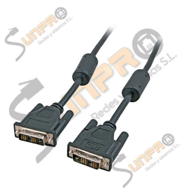 Cable DVI-D 18+5 M/M 3m. beige