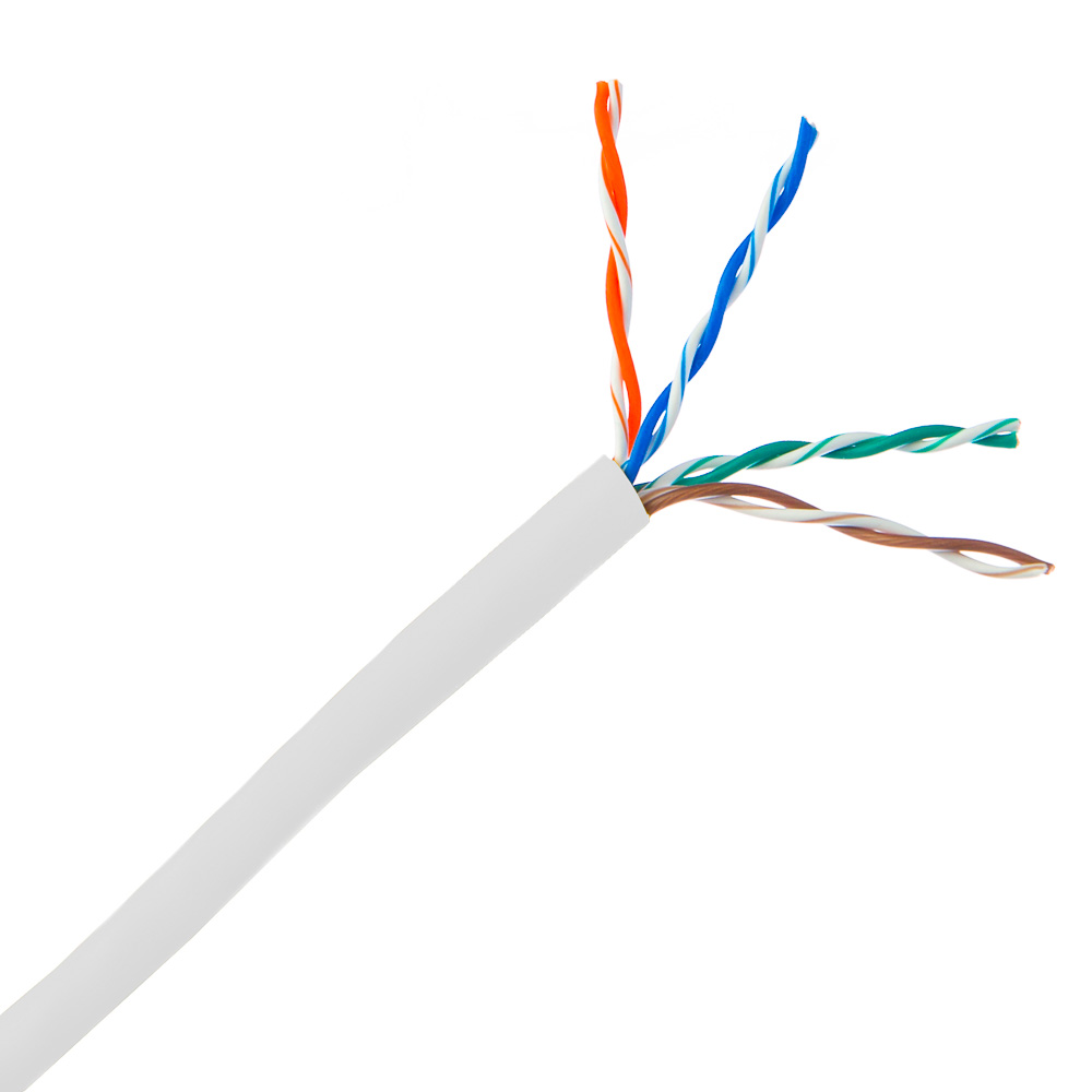 Cable Cat. 5e U/UTP CU PVC rígido 305m. blanco CPR Eca