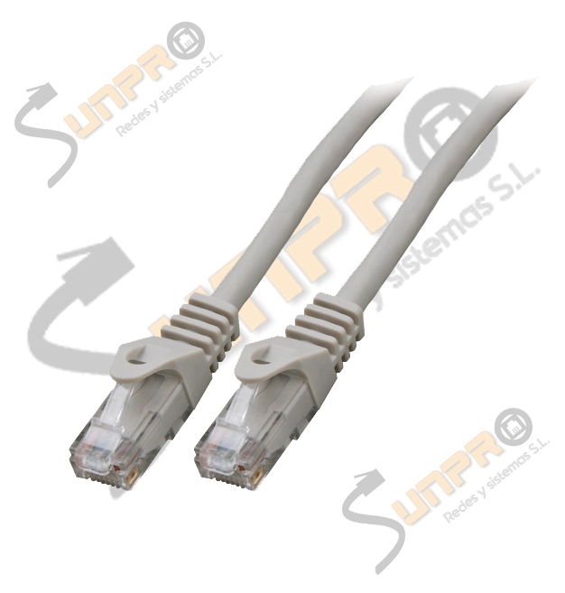 Latiguillo Cat. 6A UTP LSZH 10 m gris IDEAL