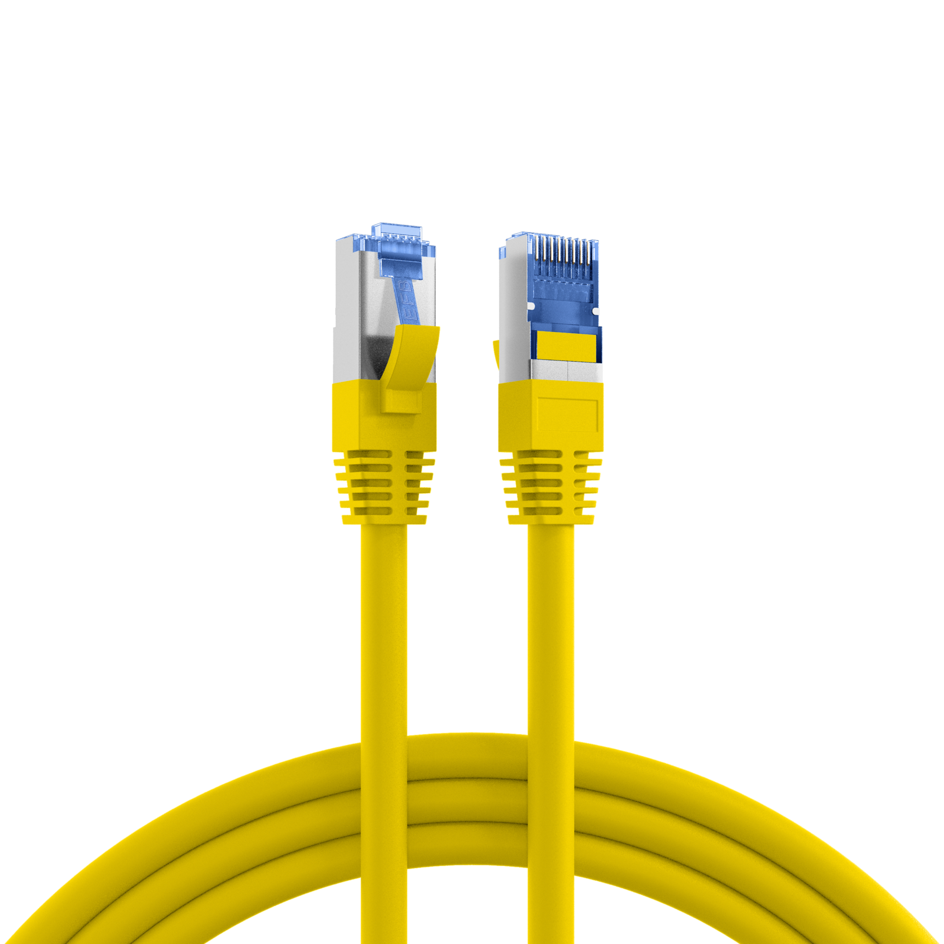 Latiguillo Cat. 6A SFTP LSZH 2m. Amarillo superflexible