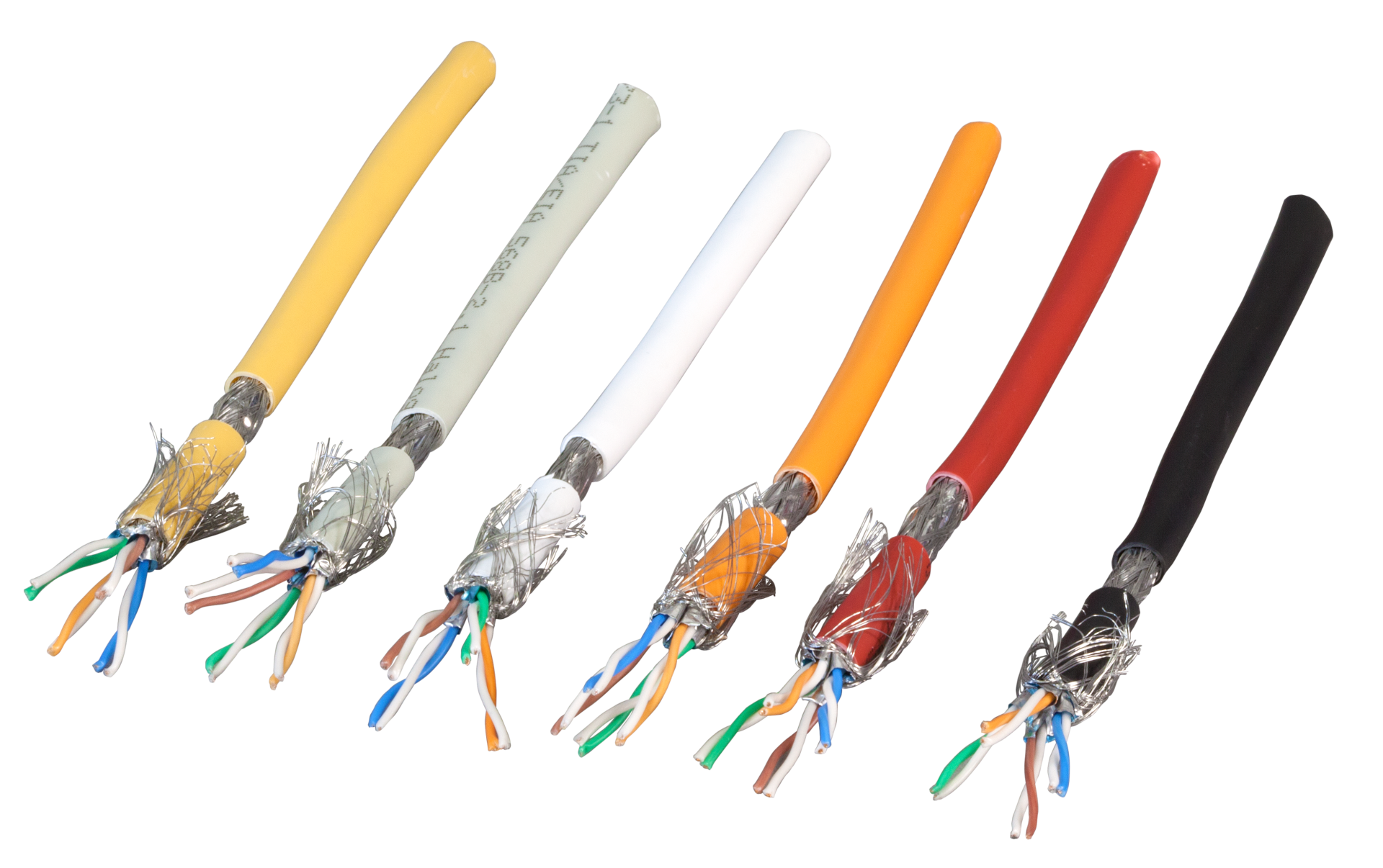 Cable Cat. 7 SFTP LSZH flexible 100m blanco