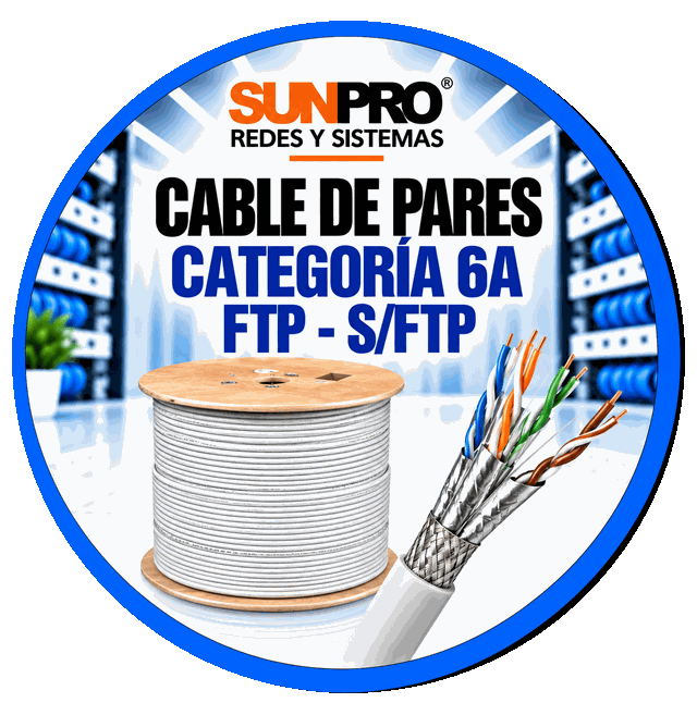 CABLE DE PARES CATEGORÍA 6A FTP - S/FTP