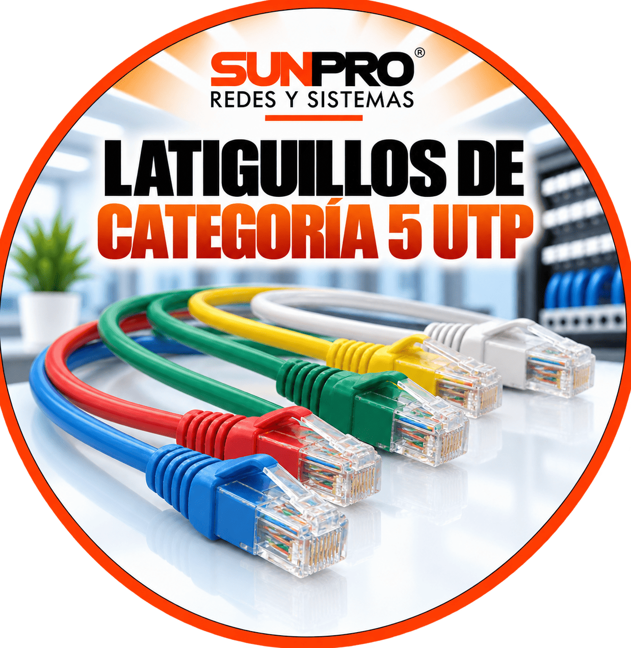 LATIGUILLOS DE CATEGORÍA 5 UTP