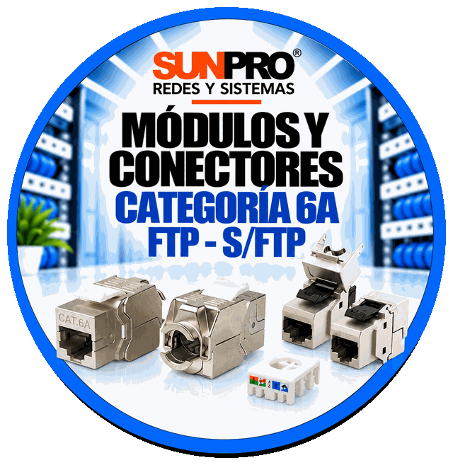 MÓDULOS Y CONECTORES CATEGORÍA 6A FTP - S/FTP