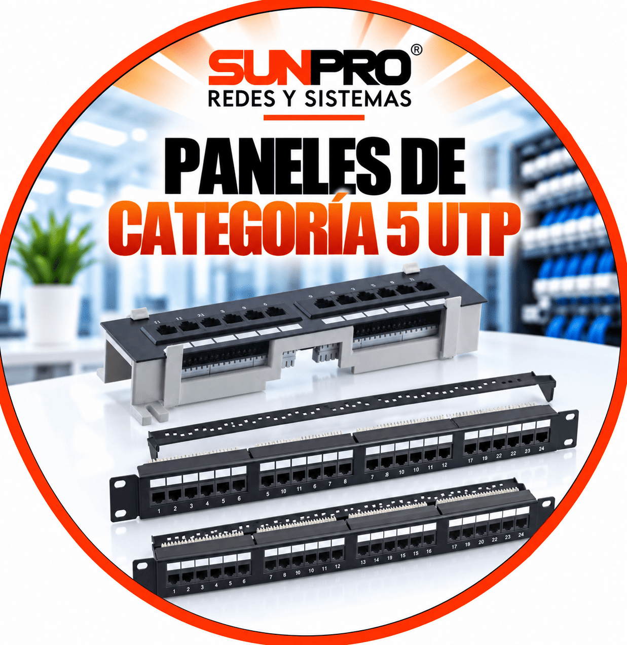PANELES DE CATEGORÍA 5 UTP