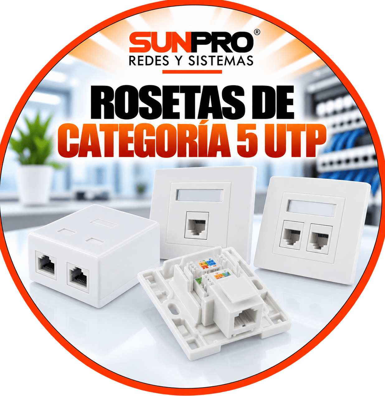 ROSETAS DE CATEGORÍA 5 UTP