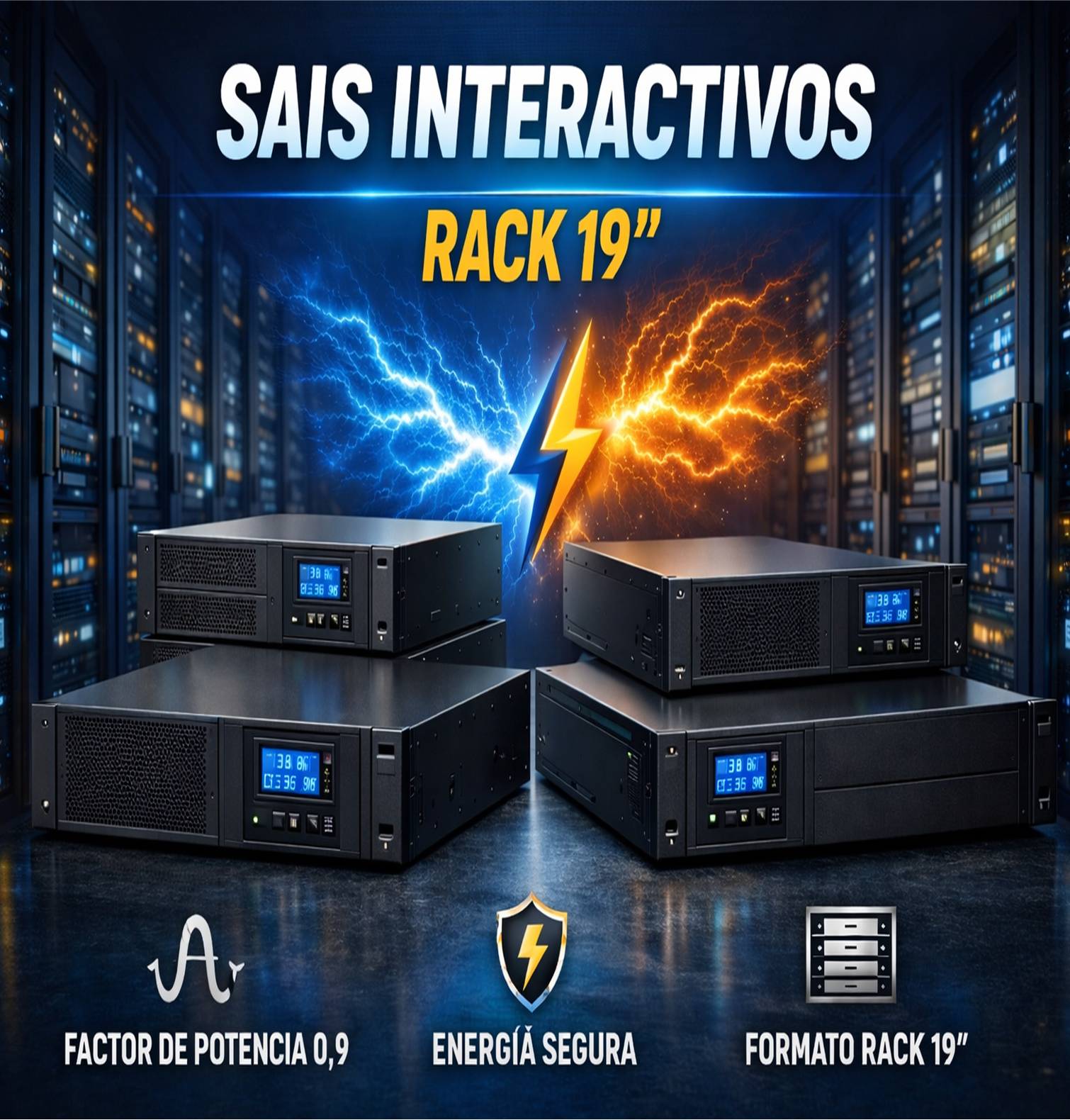 SAIS INTERACTIVOS RACK 19"
