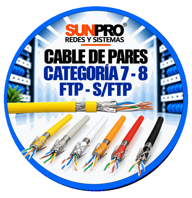 CABLE DE PARES CATEGORÍA 7 - 8  FTP - S/FTP