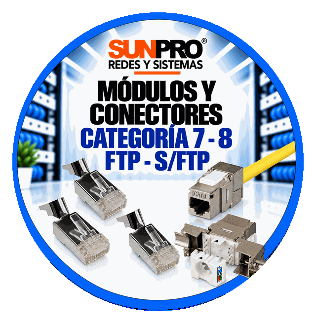 MÓDULOS Y CONECTORES CATEGORÍA 7 - 8 FTP - S/FTP